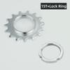 Hub Locking Bike Wheel Cogs Threaded Lock Rings Fixed Gear Freewheel  Cycling Parts