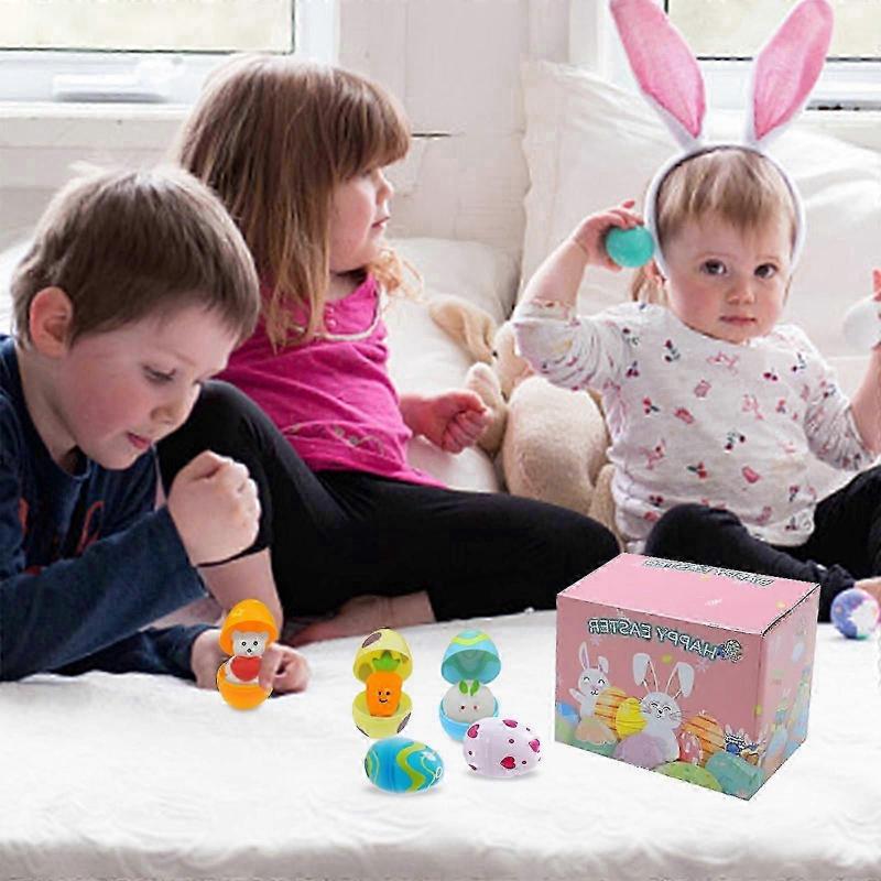 Easter Egg Diy Plastic Open Egg Surprise Egg Tumbler Blind Box Toy