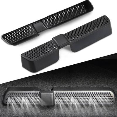 2Pcs Car Air Conditioner Cover for VOLKSWAGEN VW Tiguan Mk2 Allspace 2016 2017 Under Rear Seat Seat Air Vent Duct Outlet Shell