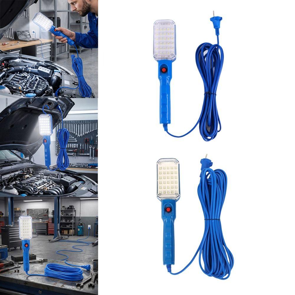 220V LED Work Light 30 LED Handheld Repair Lamp Utility Light Inspection Lamp Garage