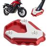 Motorcycle Kickstand Enlarger Aluminium Alloy Side Stand Extension Plate Pad Replacement for CB500X 2019+(Black )