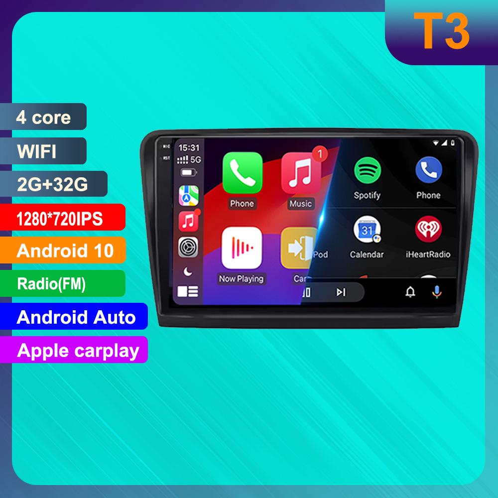 Skoda Superb 2 B6 Android Navigation & CarPlay System with HD Reverse Camera