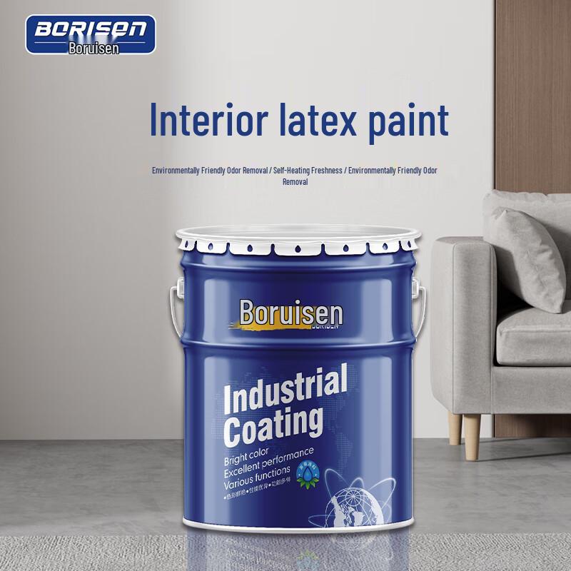 BORUIRISHEN Eco-Friendly Washable Interior Emulsion Paint 20KG