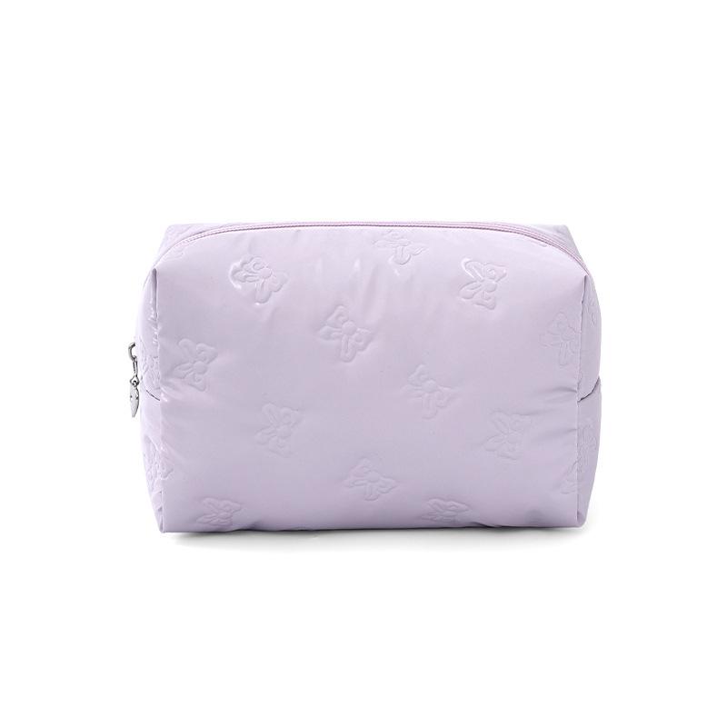 Octagonal Butterfly Makeup Bag: Large, Versatile, and Portable with Zipper