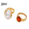 Women's Ring Set 8Pcs/Set Women Stackable Rings Elegant Flower Irregular