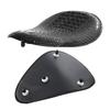 Stylish Print PU Leather Motorcycle Seat Pad with Steel Springs Comfortable Spring Seat for Motorcycles Use Bikes