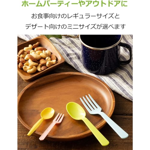 Strix Design Disposable Spoons, 160 count (16 count x 10 packs), 4 Colors, Mini Pastel Spoons, Perfect for Desserts, Parties, and Outdoors, MA-095