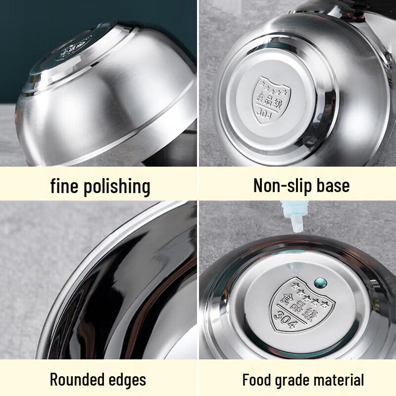 YUZUN 304 Stainless Steel Insulated Soup Bowl