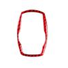 For BMW 6 Series M6 2008-2010 Red Carbon Fiber Interior Radio Control Cover Trim