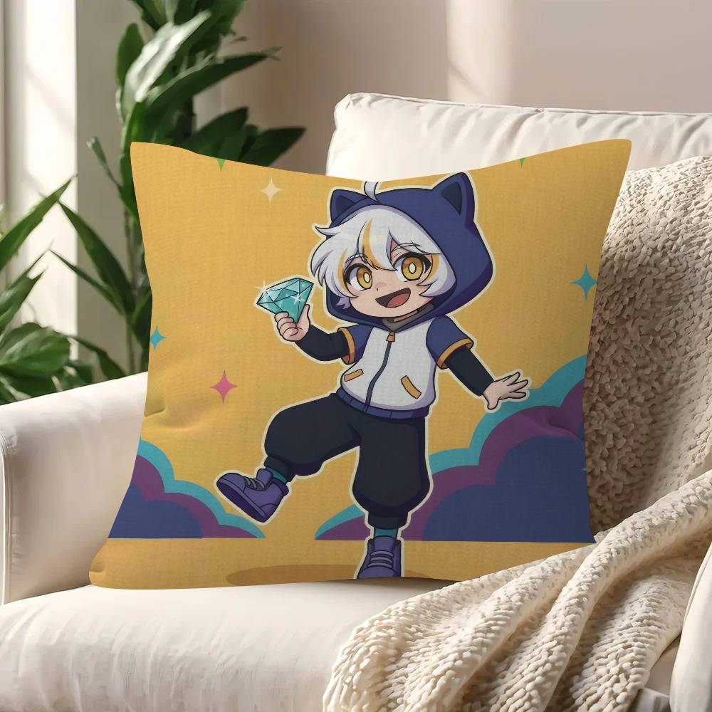 Anime C-Chuy Cute M-Mine  Cushion Cover Car Throw Pillow Case For Sofa Car Christmas Gift