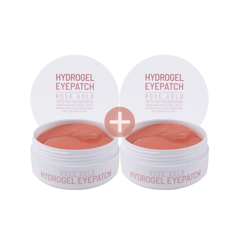 (1+1) Foodaholic Rose Gold Hydrogel Eye Patch 60 sheets (120 sheets total)