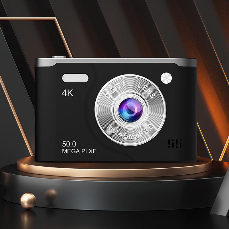 Retro-Style Mini Portable Dual-Camera Mirrorless SLR for Students and Beginners