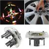 1/2/3/4pcs Solar Energy Flash LED Light Car Wheel Light Hub Bulb Tire Tyre Valve Cap Lamp Led Lights Car Accessories