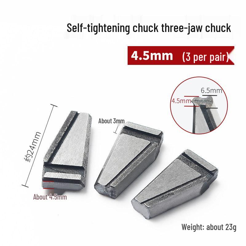 Precision Automatic Self-Tightening Drill Chuck 1-13mm, Three-Jaw Wrenchless Clamping Head
