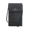 Kate Spade KC592 Black Madison Saffiano Leather Shoulder Flap Phone Crossbody Bag, North/South Bag, Women's [Outlet Item] [Brand Name] [Used]