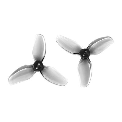 2 Pares HQProp T2.8X1.6X3 2816 Hélice Cinza de 3 Pás de 2,8 Polegadas Eixo de 1,5mm para Drones de Corrida FPV RC