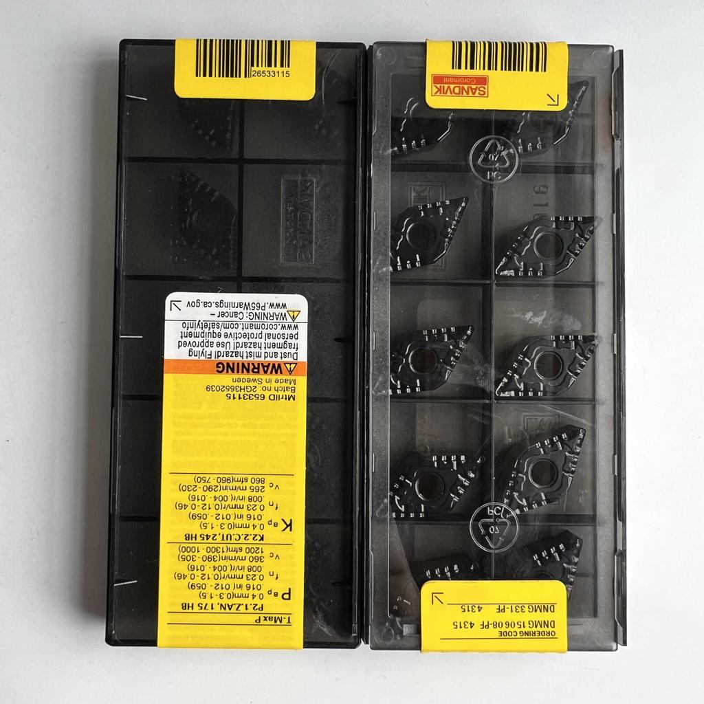 Original Sandvik / DNMG150608-PF 4315 / CNC lathe carbide blade 10 Pcs
