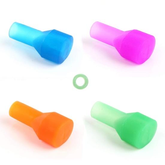 Bite Valve Replacement Hydration Pack Mouthpiece with 2 Hose Connector Shut/On Off Valve And O-Ring Replacement Parts Accessories