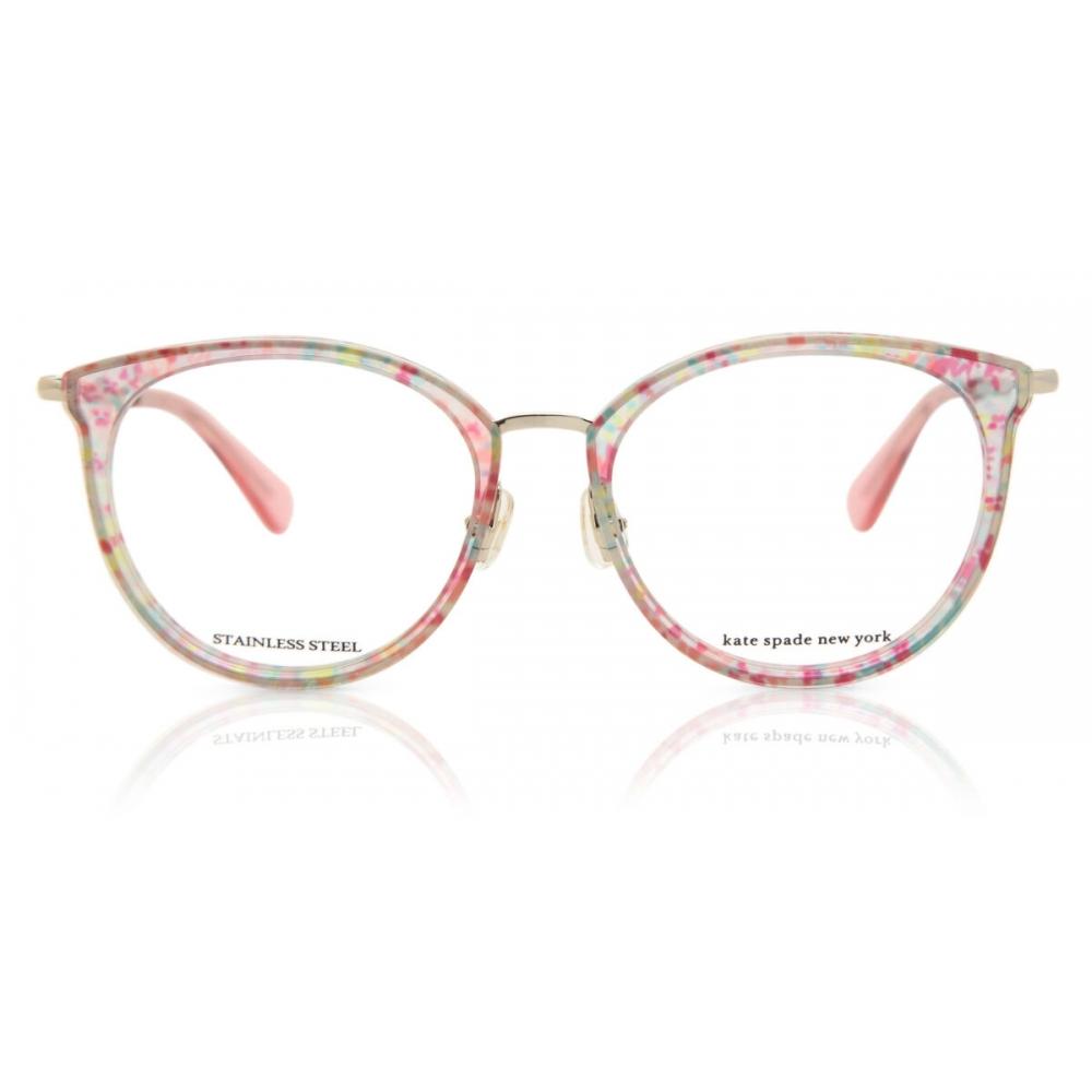 

Kate Spade Eliana G F74 Women eyeGlasses Purple Pattern Blue/52