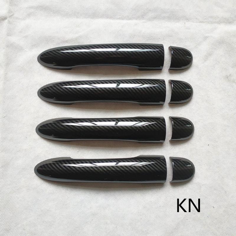 Door Handle Cover Trim Handles Covers for Renault Megane 2 Ii Mk2 Car Accessories Plastic Carbon