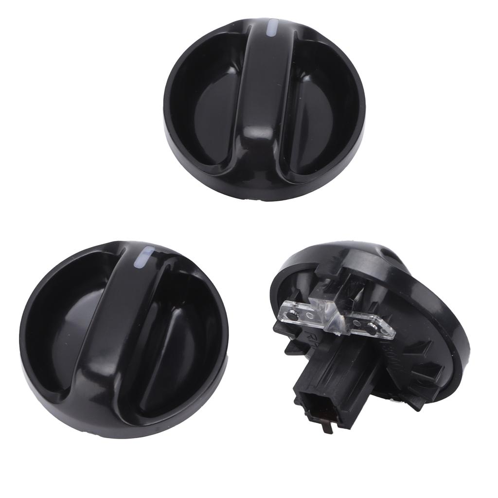 3pcs A C Heater Knob Set 559050C010 Car Modification Replacement for Tundra 2000‑2006