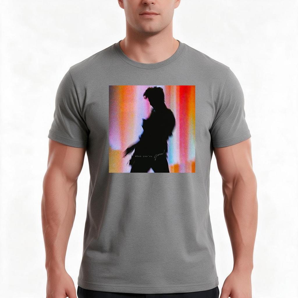 When Youre Gone Tshirt Summer Casual Cotton Tee Oversized Streetwear Tops Vintage Graphic Print Loose Fit Short Sleeve