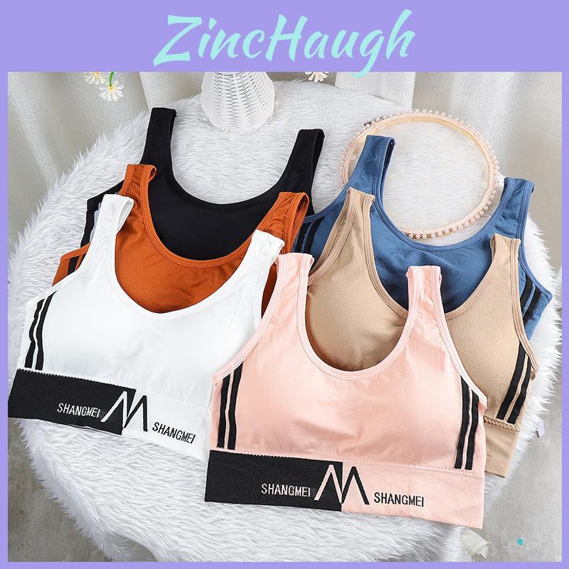 Women's Seamless Fitness Yoga Sports Bra With U Back And Push Up Cup Padding