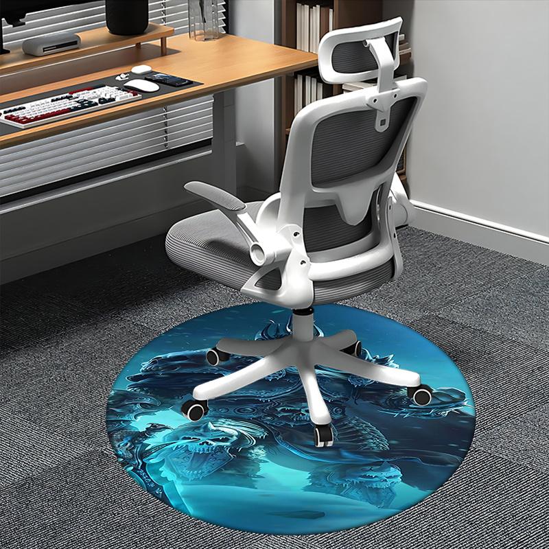 

Arthas Menethil,Lich King Chair mat Round Rug-Office carpet, Machine Washable, Non-slip, Suitable for Living Rooms, Bedrooms, Entryways, and 80cm by 80cm