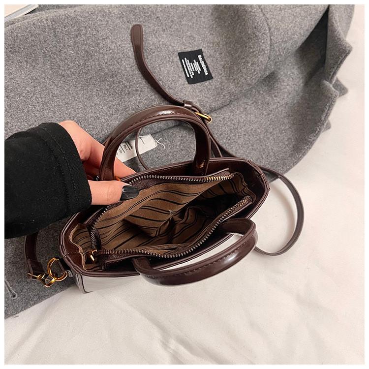 IELGY Autumn Winter All-Match Fashion Cross-Body Portable Bucket Bag