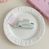 Lovely Korean Style Lattice Hair Crab Clip Triangle Square Acrylic Bow Hair Claw Hairgrip Flower Geometry Shark Clip Women