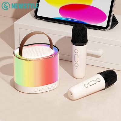 K52 Smart Karaoke Speaker Night Light for Kids Portable Bluetooth Speaker with 2 Wireless Microphones For Christmas Gifts