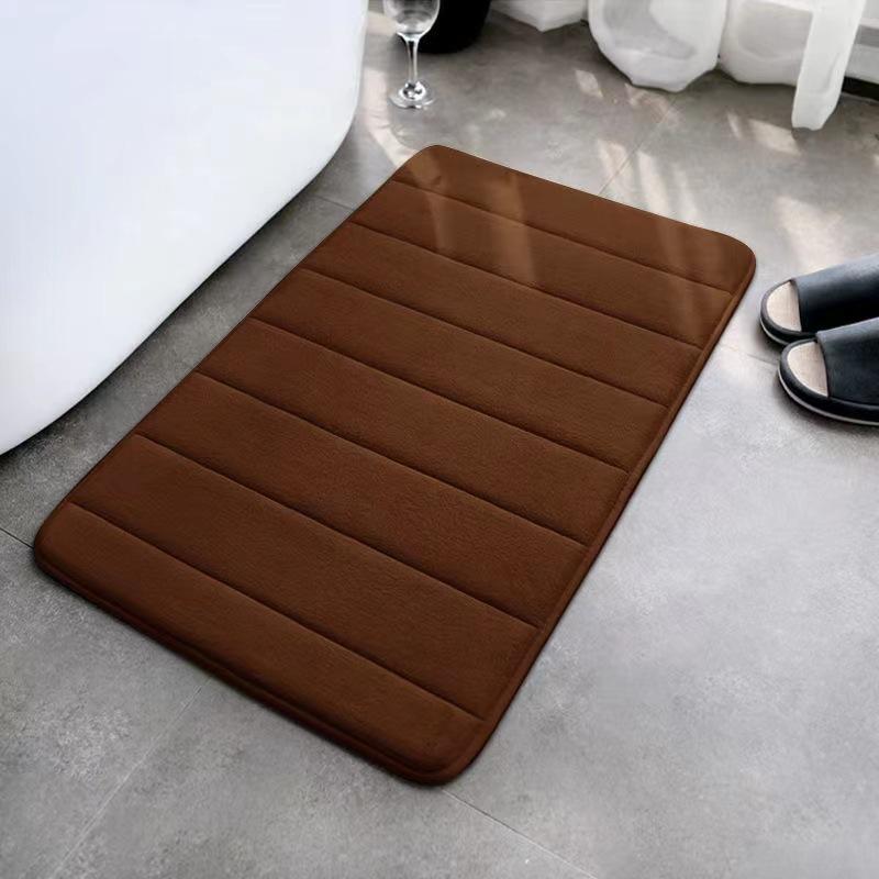 Super Absorbent Bath Mat For Bathroom Carpets Rugs Soft Memory Foam Floor Bedroom Toilet Floor Shower Non-slip Rug Home Decor