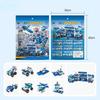 City Series Police Station Swat Corps Team Military Truck Car Construction Blocks Diy Fighting War Robot Plaything For Kids Present