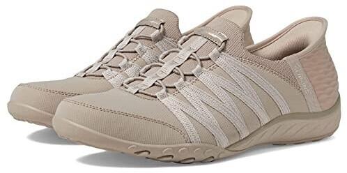Women's Skechers Breathe-Easy - Roll-With-Me Taupe Sneakers