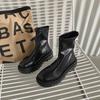 Platform Shoes Women Boots Round Toe Zipper Autumn Winter Fashion Ankle Female Ytmtloy Botines