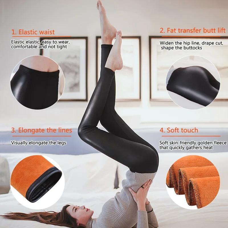 Eloura-Moda Thermal Fleece Leggings For Women Ultra Warm High Waist Comfort For Cold Weather