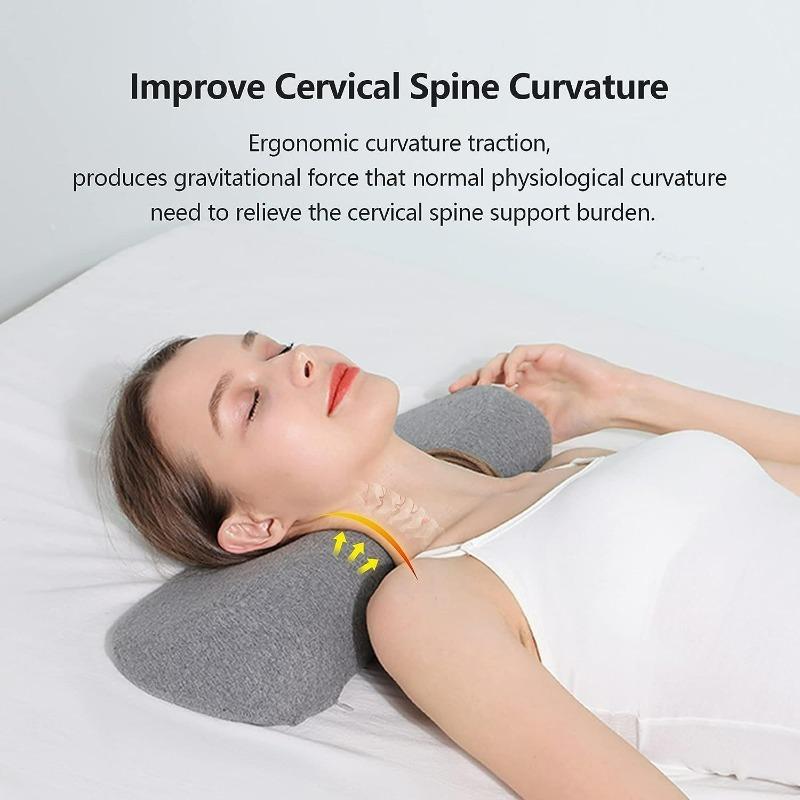 Ergonomic Memory Foam Cervical Pillow Contour Bed Pillow for Side Sleeper Orthopedic Neck Support Sleeping Cushion