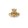Cute Cartoon Pet Dog Open Ring, Niche Puppy Memorial Adjustable Finger Jewelry, Lovely Pet Ornament