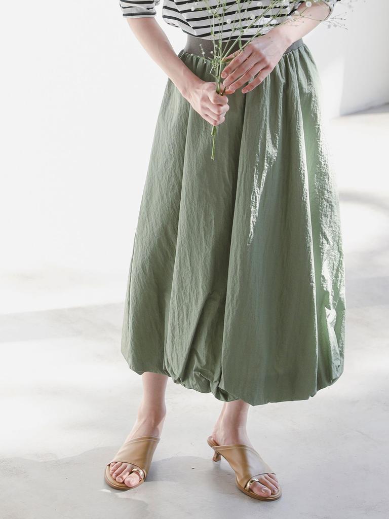 BEAMS Life Store by Beams Women's Ribbed Balloon Skirt (Sizes S-M)