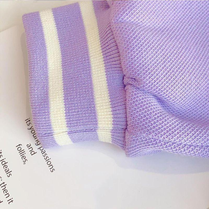 Autumn 2025 Kuromi Girls' Baseball Three-Piece Sports Set