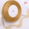 38Meter/Roll 1.5Cm Sheer Chiffon Ribbon For Handmade Bow Craft Wedding Christmas Decoration Diy Card Gift Wrapping