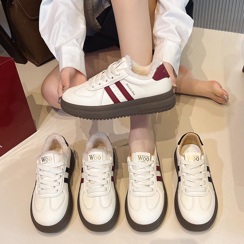 Retro color matching platform German training shoes women's 2025 new fashion versatile comfortable breathable sports and leisure shoes