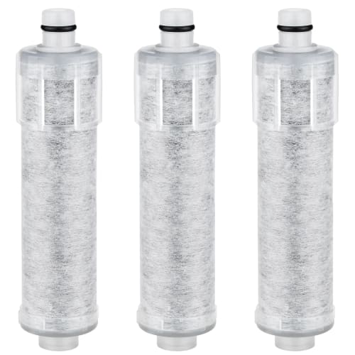 JF-20 Replacement Water Purification Cartridges, Set of 3, for All-in-One Water Purifiers, Antibacterial, High Chlorine Removal, wuernine