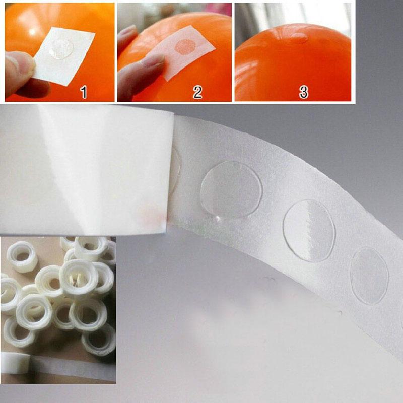 100/200/300 Points Balloon Attachment Glue Dot Ballon Wall Ceiling Adhesive Stickers Birthday Party Wedding Balloons Decoration