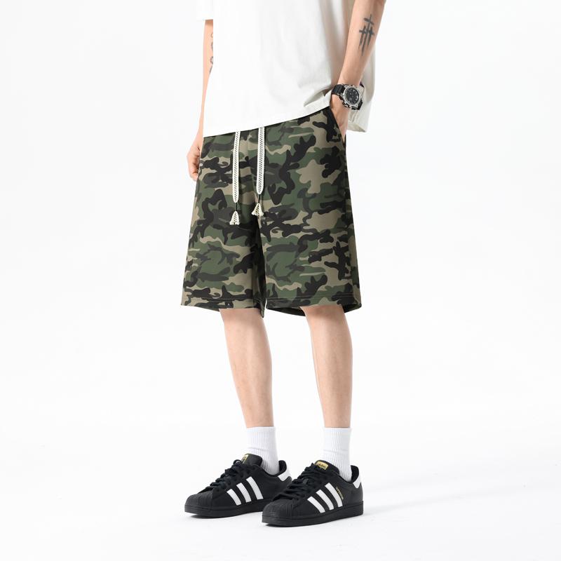 Men's Shorts Camouflage Five-quarter Pants Casual Sports Shorts Camouflage Shorts