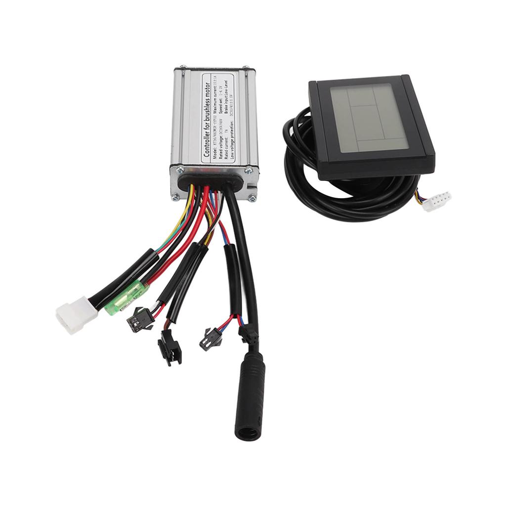 36V 48V 250W Electric Motor Controller Kit KT 15A Motor Controller with LCD3 Display Panel 130X Throttle 8C Sensor