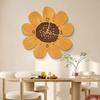 Creative Flower Decors Wall Clock With Built In Light Perfect For Bedrooms Living Room Battery Operated Wall Clock