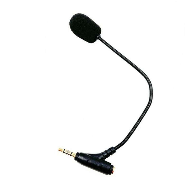Mic Replacement 3.5mm Detachable Game Microphone Boom for Head Mounted Headphones Gamings Headsets
