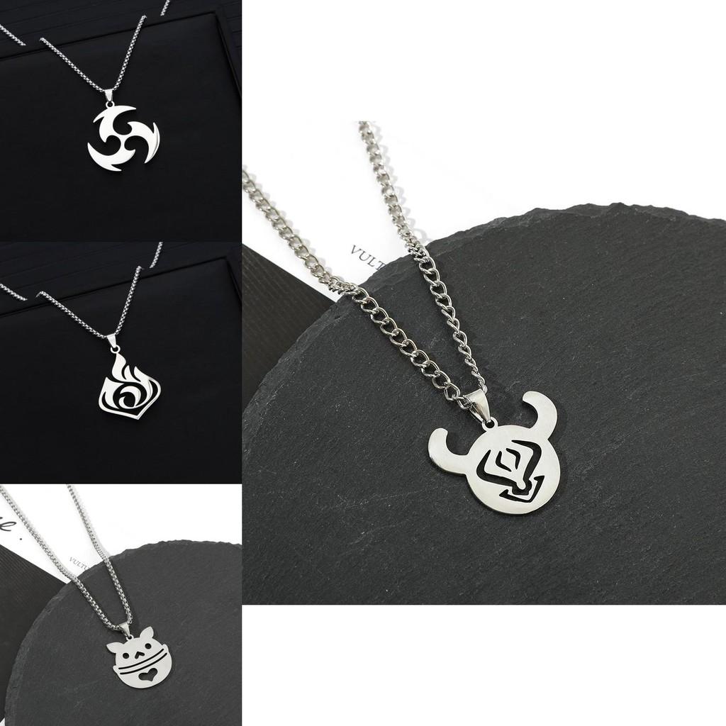 Genshin Impact Necklace Elegant Game Animation Kids Birthday Gift Cosplay Accessory