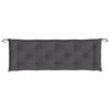 Garden Bench Cushion Anthracite 150 x 50 x 7 cm Oxford Fabric